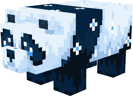 Blue Mossy Panda